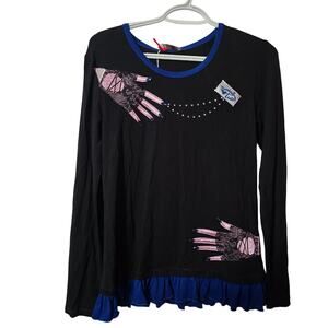 Braccialini Women's Designer Long Sleeve Tunic Top Medium